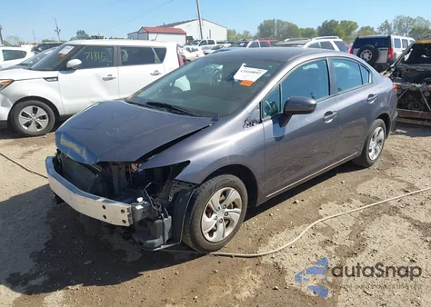 2015 Honda Civic Lx from USA, damaged, VIN 19XFB2F5XFE117135